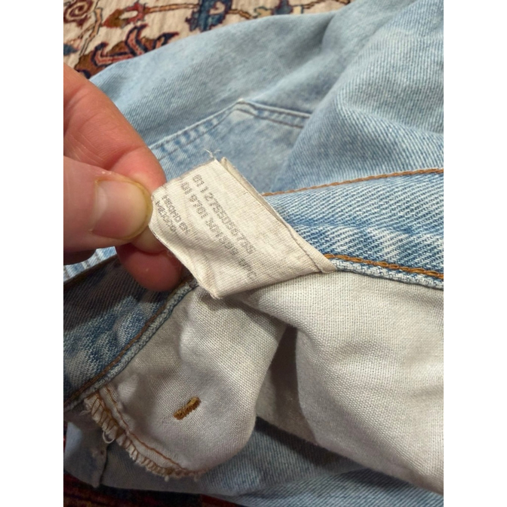 Vintage Mustang Light Wash Relaxed Fit Denim Jeans 42x30 Y2K Skater Streetwear R - Picture 7 of 11